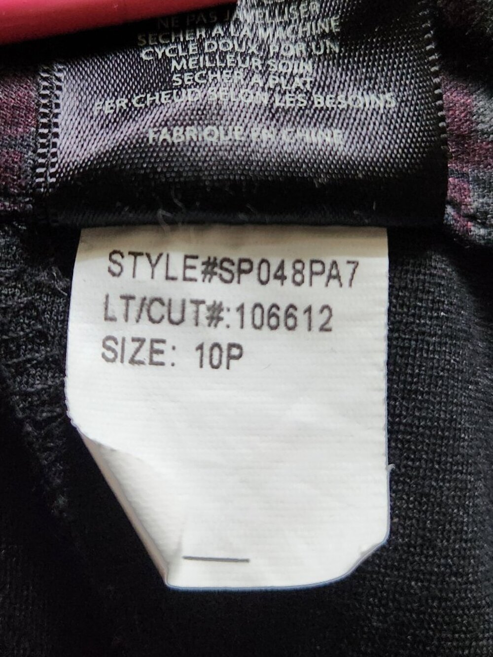 Kut From The Kloth Diana Slim Straight Pant – Dark Grey Plaid (Size 10P) - Picture 9 of 16